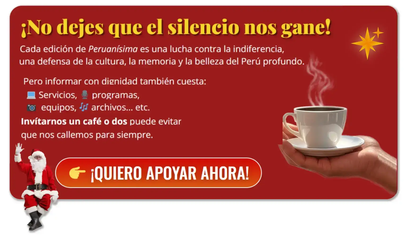 Apoya hoy a Peruanísima